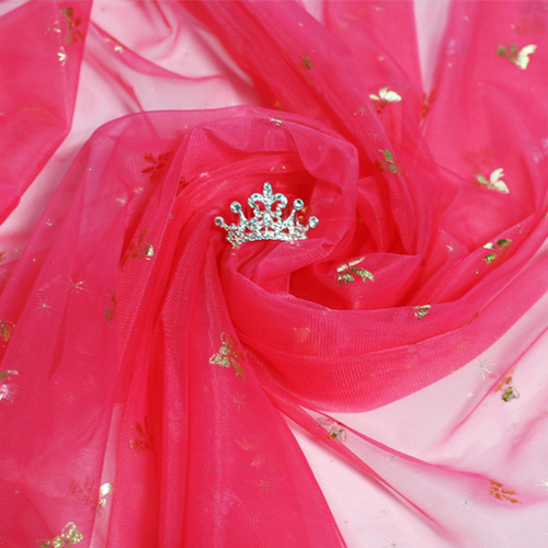 폴리-반짝이금박리본#핑크