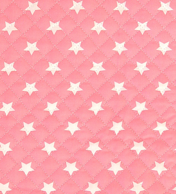 면혼방 누빔천 별(핑크)-3871
